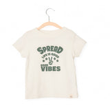 Camiseta Spread Good Vibes Off-White