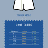 Shorts de Praia Feminino Flor Coral