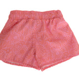 Shorts de Praia Feminino Flor Coral