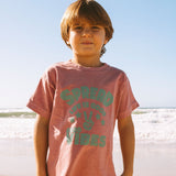 Camiseta Spread Good Vibes Rosa Antigo